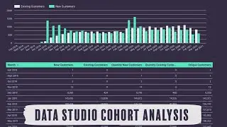 DataStudio - Cohort and Marketing dashboard