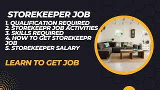 How to Get Storekeeper Job?