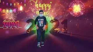 Happy new video background  || happy new year green screen video