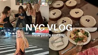 NEW YORK CITY travel vlog: going out for new years eve, best restaurants + bars in brooklyn ny