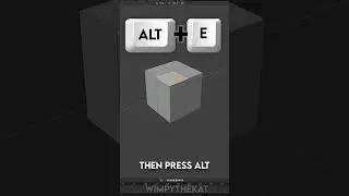 Instantly Fix Extrude Issue In Blender!