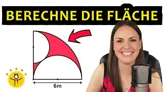 Mathe RÄTSEL Geometrie – Wie groß ist der Flächeninhalt der Kreisfigur?