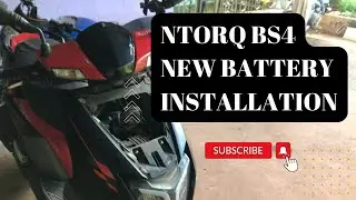 TVS Ntorq 125 New Battery Installation #konkani #goa #ntorq