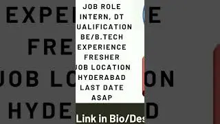 GE (General Electric)  Careers 2023 Hiring Freshers For Intern, DT | Hyderabad #shorts