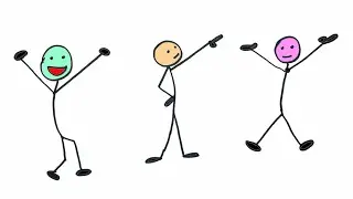 STICK 😍 FIGURE 🤪PEOPLE BUSINESS/EASY DRAWING 