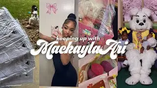 Keeping up with MackaylaAri🫧 | Easter weekend + business growth + mommy & me date + more