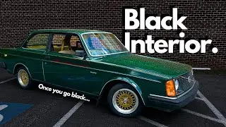 Interior Color change! Tan to Black!! 1983 Volvo 242