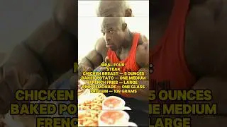 Ronnie Coleman's 6000cal/600g of Protein Diet for MASS 🗿 #shorts
