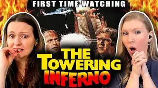 First Time Watching This Legendary Disaster Film 🔥| TOWERING INFERNO Movie Reaction