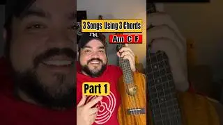 3 Songs using ONLY 3 Ukulele Chords (Part 1) #shorts
