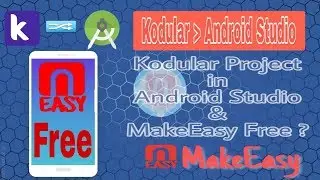 Kodular Project In Android Studio | MakeEasy Now Free | Kodular User Must Watch | MakeEasy