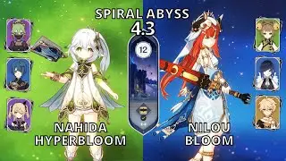 Nahida Hyperbloom & Nilou Bloom Spiral Abyss 4.3