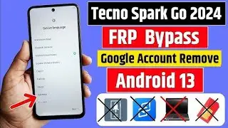 BG6M Tecno Spark Go 2025 Tecno  Pop8 Frp bypass quickest guide how to remove Google account All BG6