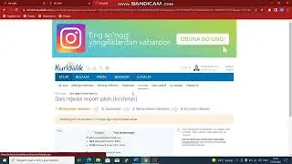 kundalikka mavzu va uy vazifalarni import qilish