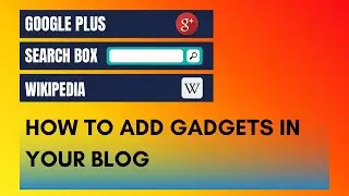 Blogger Gadgets 2022 | How to add Page View Counter on Blogger