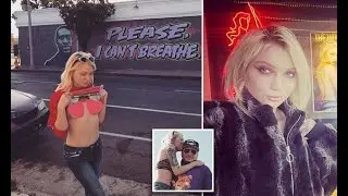 Porn star who was trolled online for posing nude at the George Floyd mural is found dead