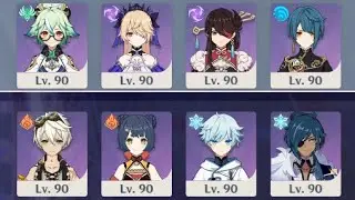 3.0 Spiral Abyss Floor 12 - 4 Star Characters & Weapons ｜ Genshin Impact