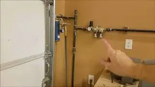 Compressor Air Line Setup To Reduce Moisture