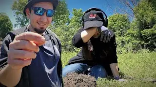 He Finds His First Victorian Coin Metal Detecting!
