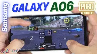 Samsung Galaxy A06 PUBG Gaming Review | FPS & Battery Drain test