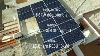 Instalación de Autoconsumo eléctrico en Marbella - 3,8W de potencia y batería de litio de 10kWh ☀🔌