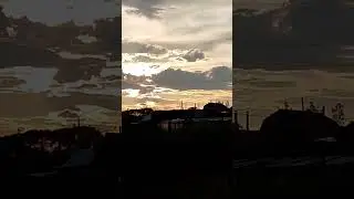 Первый закат,на новом месте.