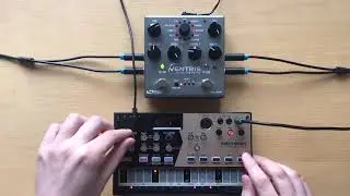 Volca Drum Ambient Jam w/ Source Audio Ventris (2019-05-05)