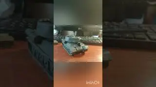 Т-34 85 из пластилина