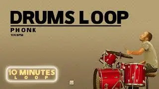 FREE DRUMS LOOP - Hip Hop / Phonk - 105 BPM 🥁