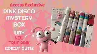 NEW CRICUT PINK DISCO MYSTERY BOX with NEW Cricut Cutie