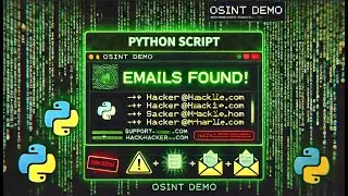 Python Script That Finds Emails in Seconds! (Ethical Hacking Demo)