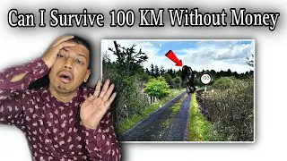 Can I Survive 100 KM Without Money? My Crazy Challenge Using Lift!
