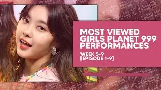 [TOP 40] Most Viewed Girls Planet 999 Performances || Week 5-9