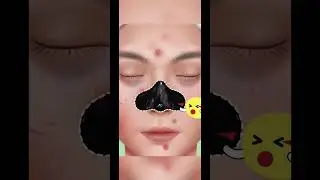 Asmr satisfying blackheads mask 