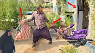 Second wife's attacks to take over house in absence of first wife, husband's anger and opposition🏡