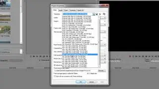 Sony Vegas Pro 7   Project Settings