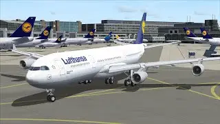 Microsoft Flight Simulator 2004 | Frankfurt - Atlanta | CLS A340-300