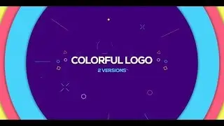 Colorful Logo #free AE template