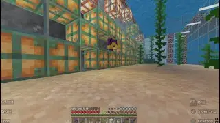 I Built The Biggest, Most Amazing Tropical Fish Tank In Minecraft! #minecraft #survival @minecraft