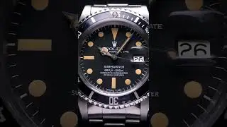 Vintage Rolex: A striking Submariner Ref 1680 "White" Circa 1978 🤩 #vintage #rolex #luxurywatches