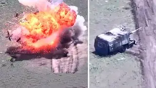 Footage Shows Troops Catching Russia's Strangest Ever Tank