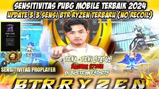 SENSITIVITAS PUBG MOBILE TERBAIK 2024‼️Update 3.3 Sensi Btr Ryzen Terbaru (No Recoil)