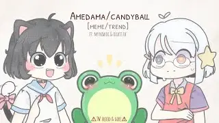 Amedama/Candyball || Trend || Art || ft: my new oc & oldest oc:) || TW: Blood & Gore