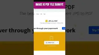 How to create image to pdf in two steps #techystark