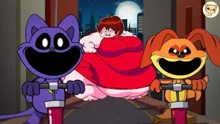Fat Catnap X Dogday Smiling Critters Inflates Fat Girlfriend Part 2