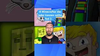 4 Minecraft YouTuber, die jeder kennen sollte Teil 2 #shorts #minecraft #youtubnews