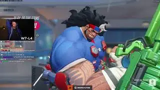 Overwatch 2 Rank 1 Tank Player GURU Playing Mauga = Easy Win -POTG-