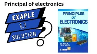 The Principal of Electronics (Chapter 1 Example 1.1)