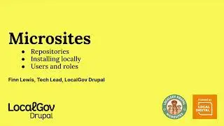 An introduction to LocalGov Drupal Microsites. Part 1