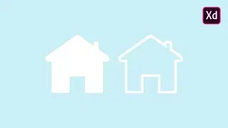 Home Icon in Adobe XD